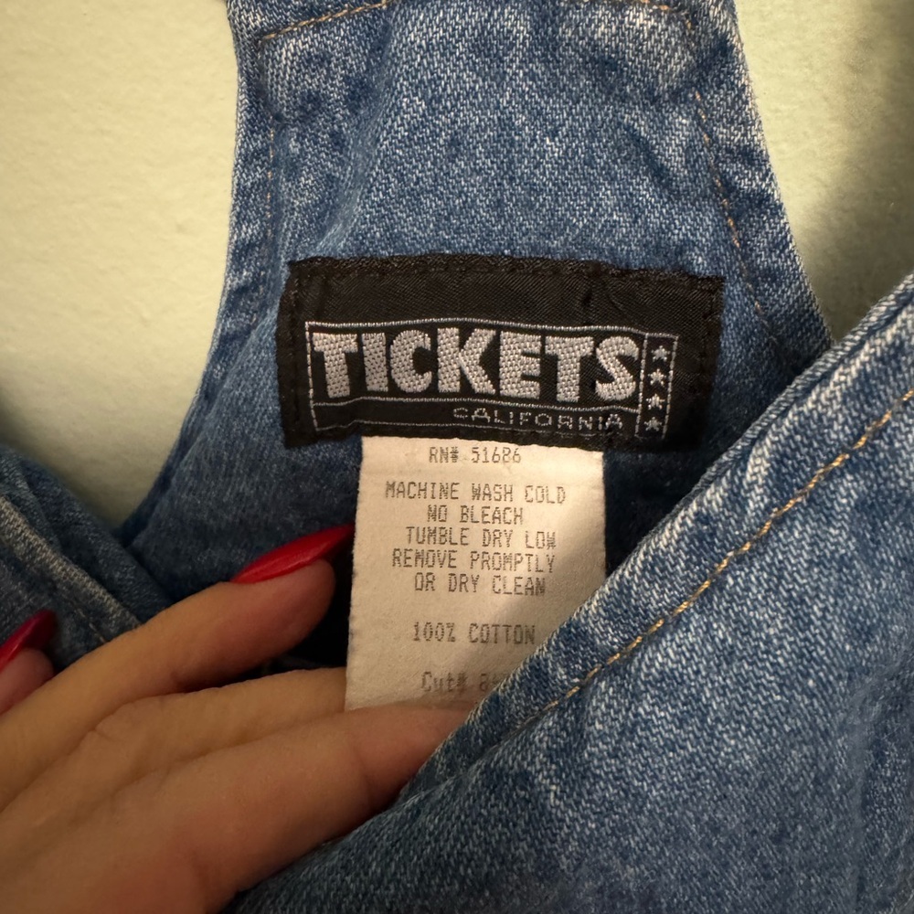 Dark Blue Denim Dress - Picture 4 of 10